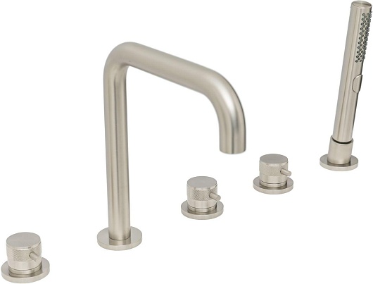 Allen Brau Смеситель на борт ванны Priority 5.31007-BN (с внутренней частью) никель браш – фотография-8